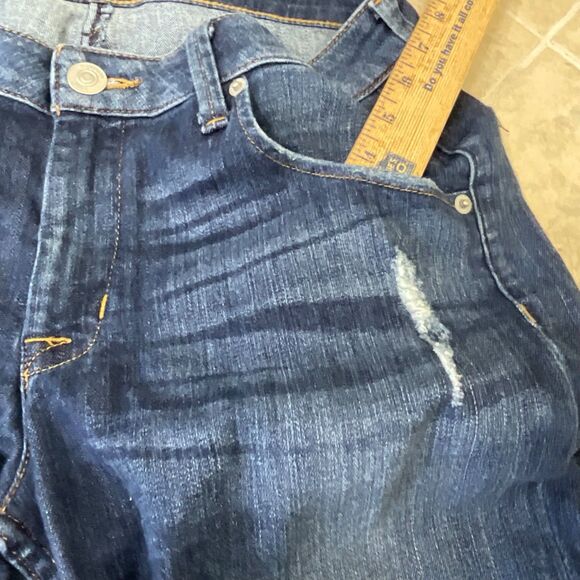 Hudson Jeans Womens 30 Bacara Straight Crop Mid Rise Light Wash Denim distressed - Picture 14 of 16